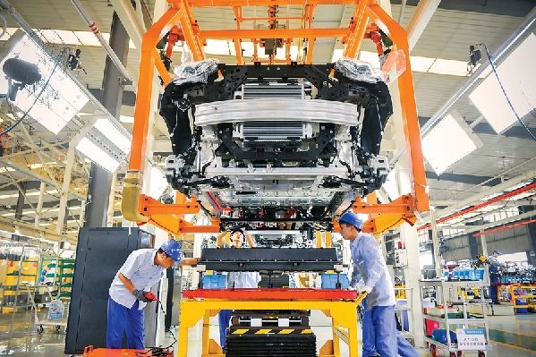 新能源汽车电池包下箱体